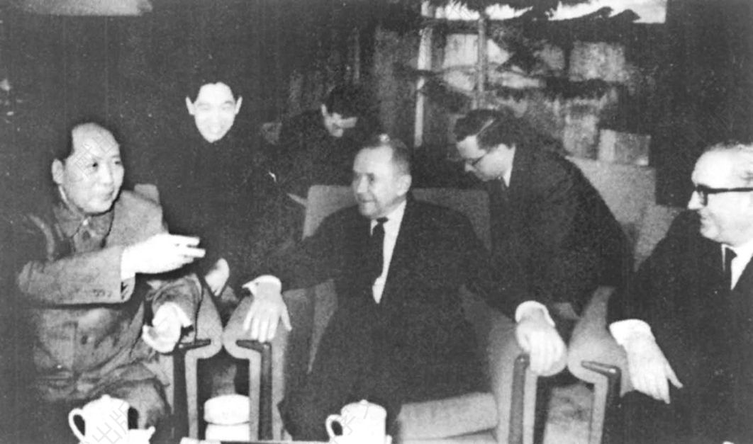 1965年2月11日毛泽东在北京会见苏联总理柯西金