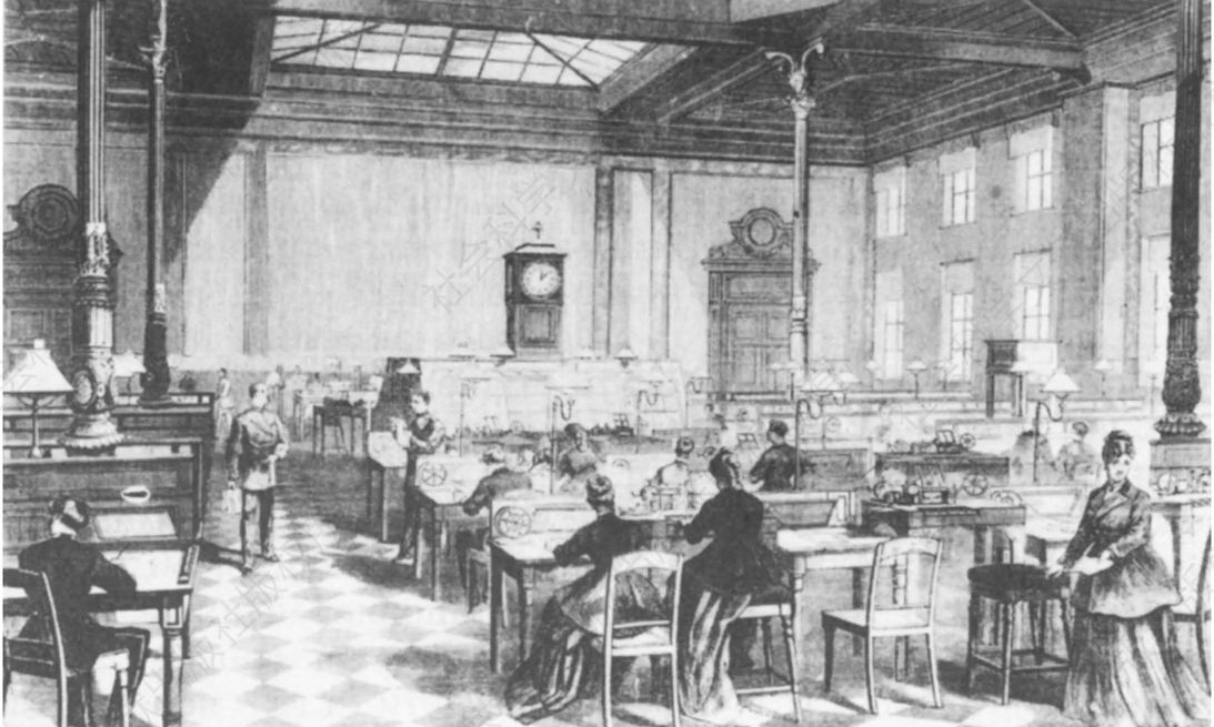 图4-6 1890年圣彼得堡举行国际电报大会会议一角