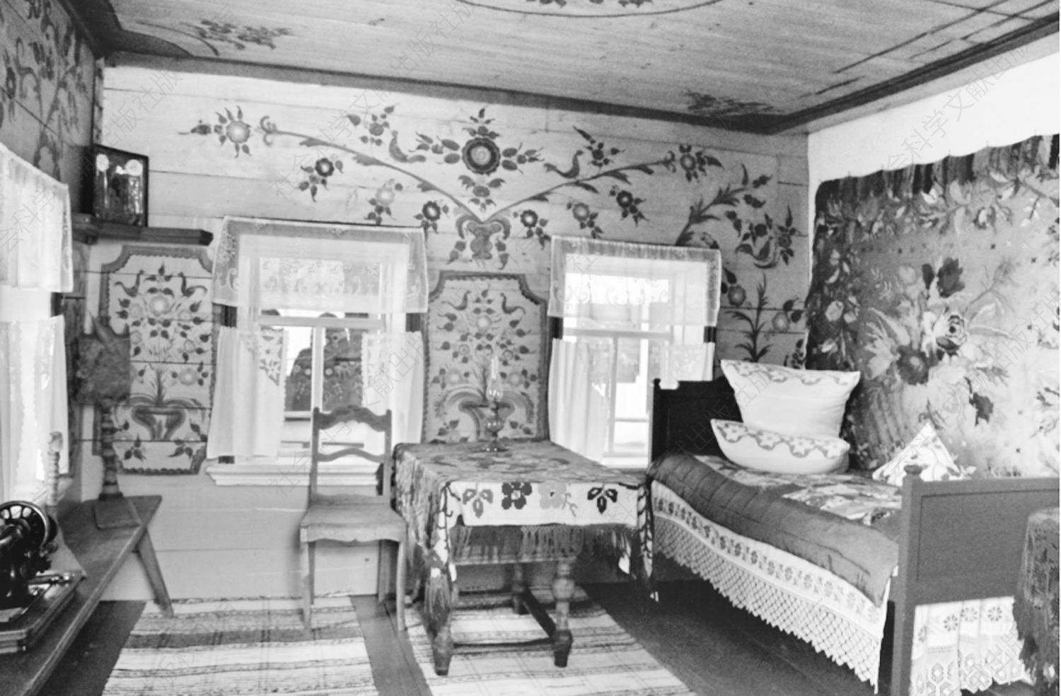 图4-2 19世纪末（改造时期）在农民家庭中白色的（豪华的）房间